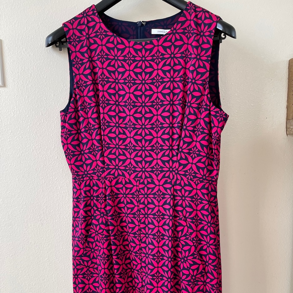 NWOT Diane Von Furstenberg Sleeveless Sheath Dress